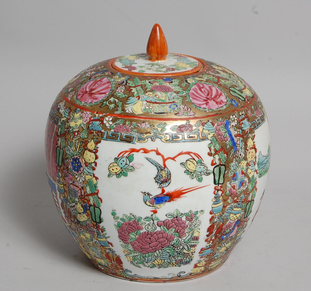 URNA, porslin, kanton, Kina.