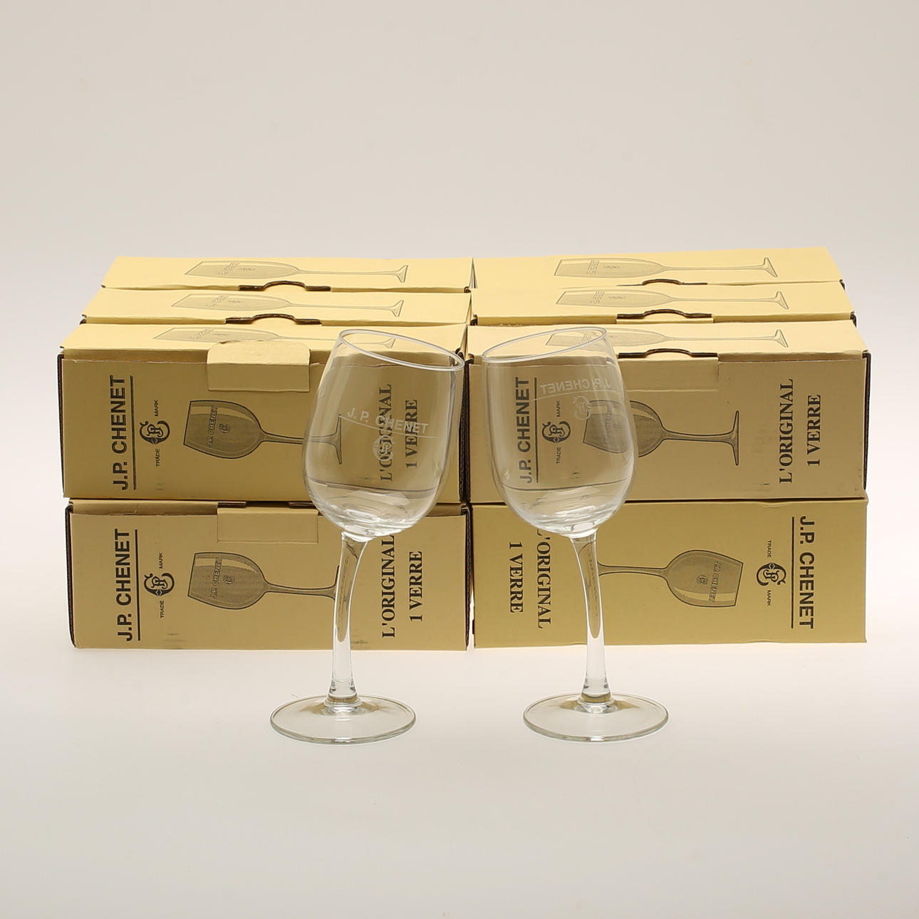 GLAS, 12 stycken, J.P. Chenet.