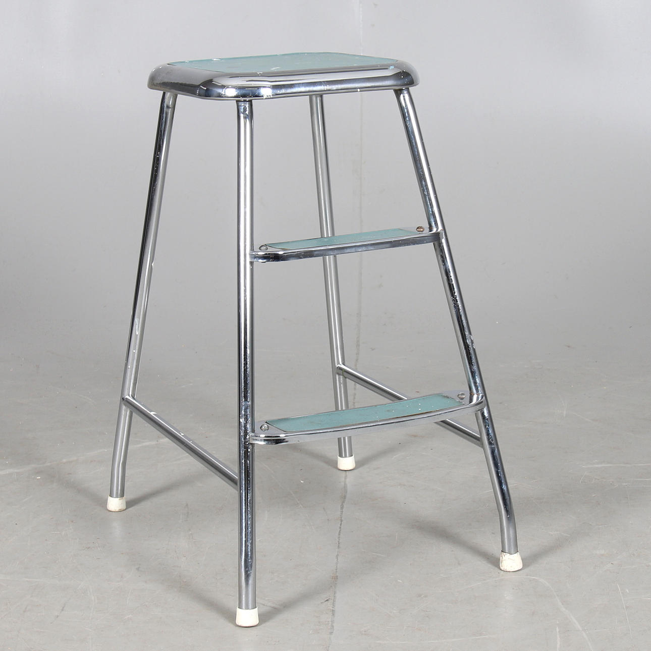 KITCHEN Hocker, Chrom, 60er/70er Jahre.