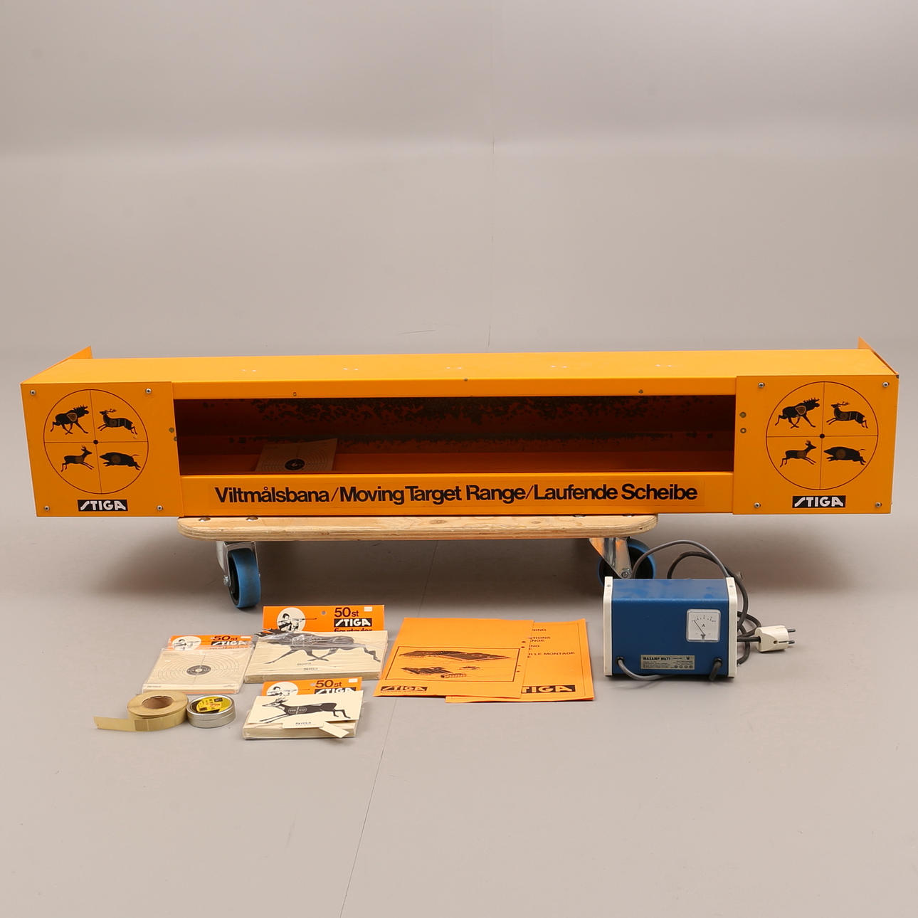 VILTMÅLSBANA, plåt, Stiga, 1900-talets andra hälft.