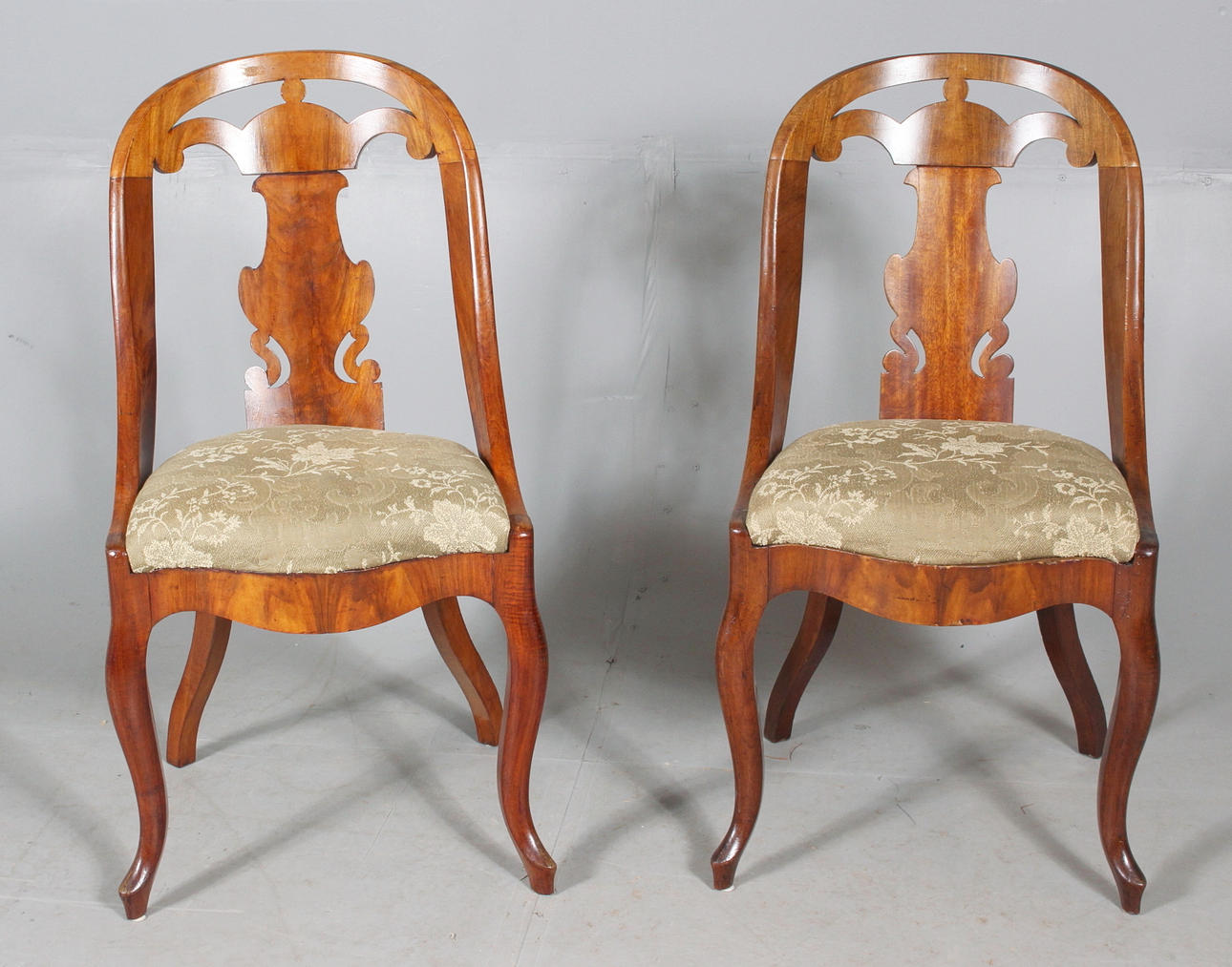 GÖTEBORGSSTOLAR, 2 st. 1800-talet.