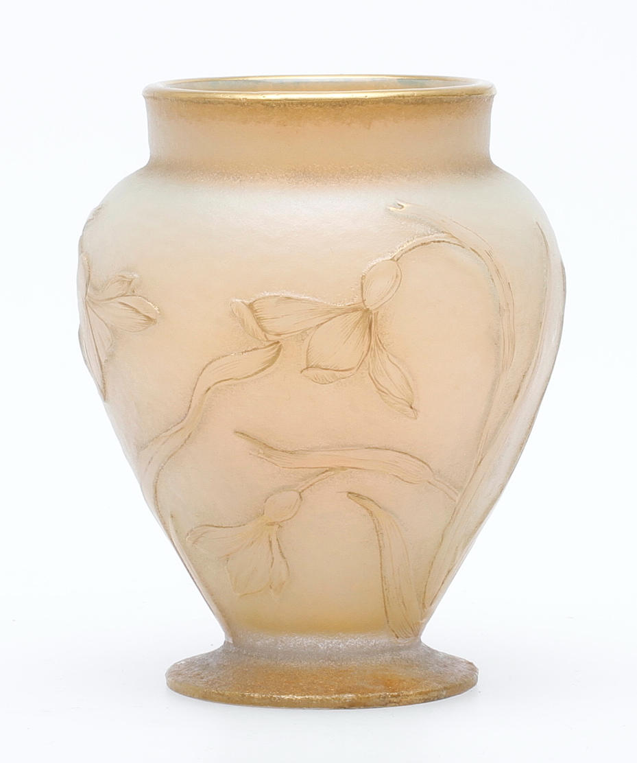 VAS, glas. Jugend, tidigt 1900-tal, Daun, Nancy, Frankrike. Sign.