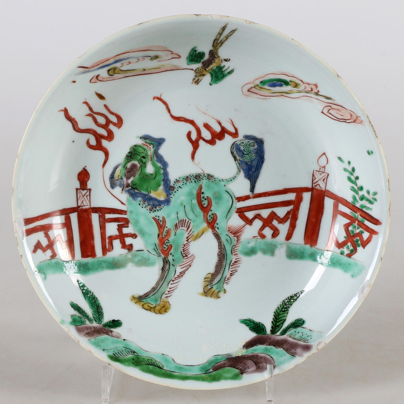 DISH, posliini, Artemisia-lehtimerkki, Kiina.