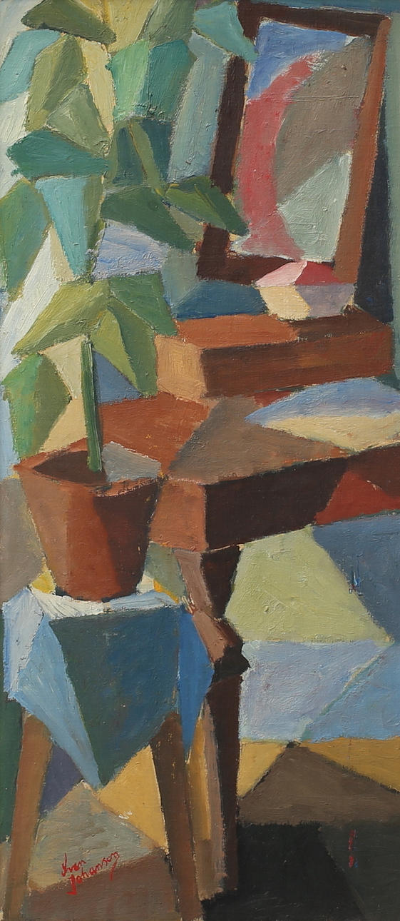 SVEN JOHANSON. Oil on Board, signed.