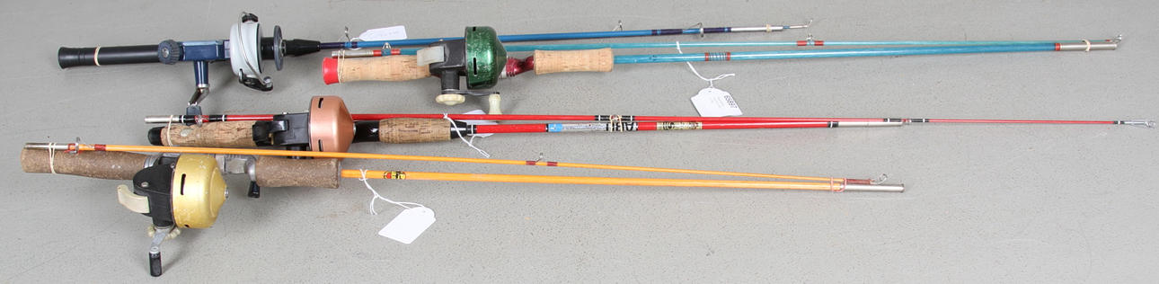 FISKESPÖN med RULLAR, 4 st, Abu, Arjon.