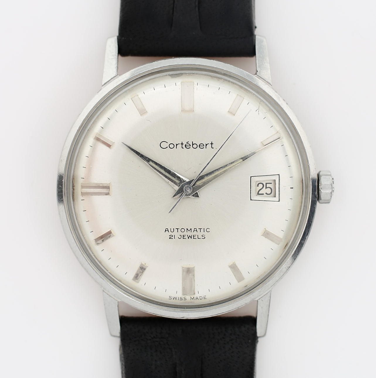 BRACELET WATCH, steel, Cortébert.