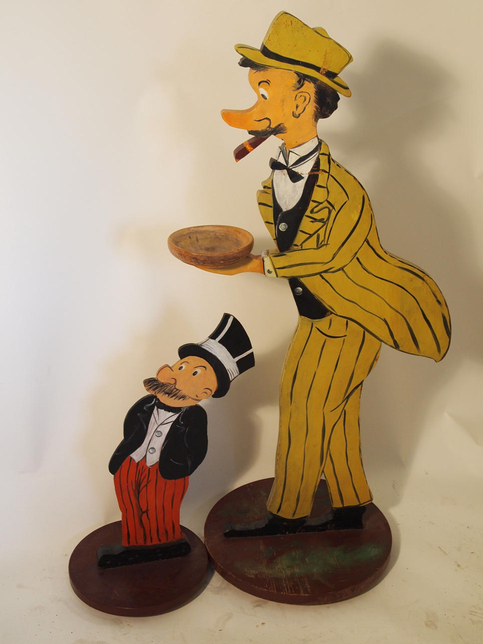 VISITKORTSSTÄLL. STOR KLAS OCH LILL KLAS.