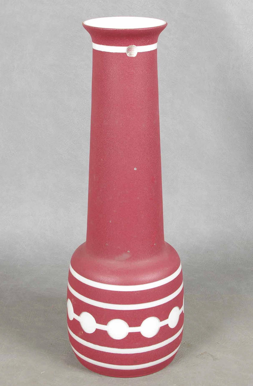 GLASVAS, Flygsfors, etikettsignerad.