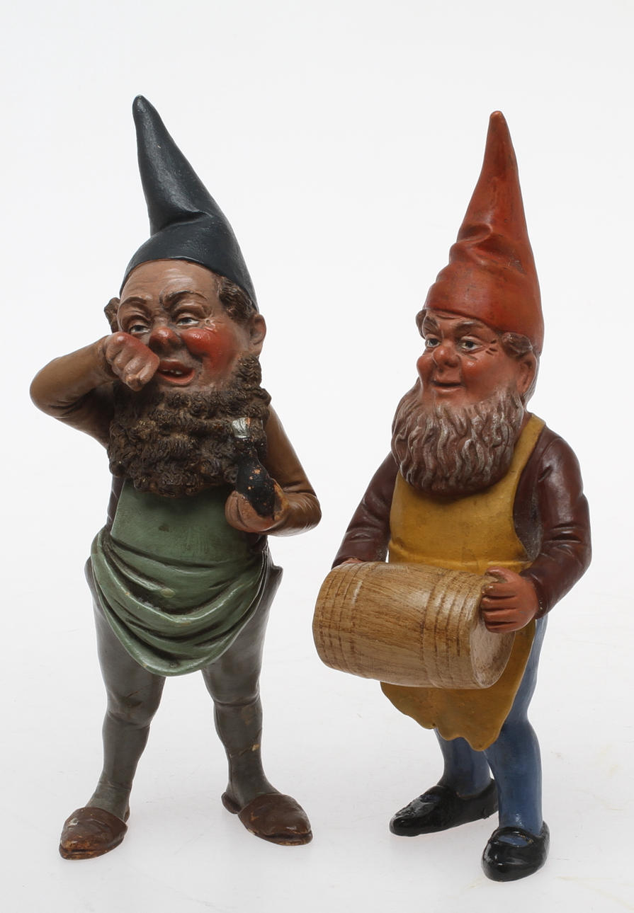 FIGURINER, 2 st, tomtar, 1900-tal.
