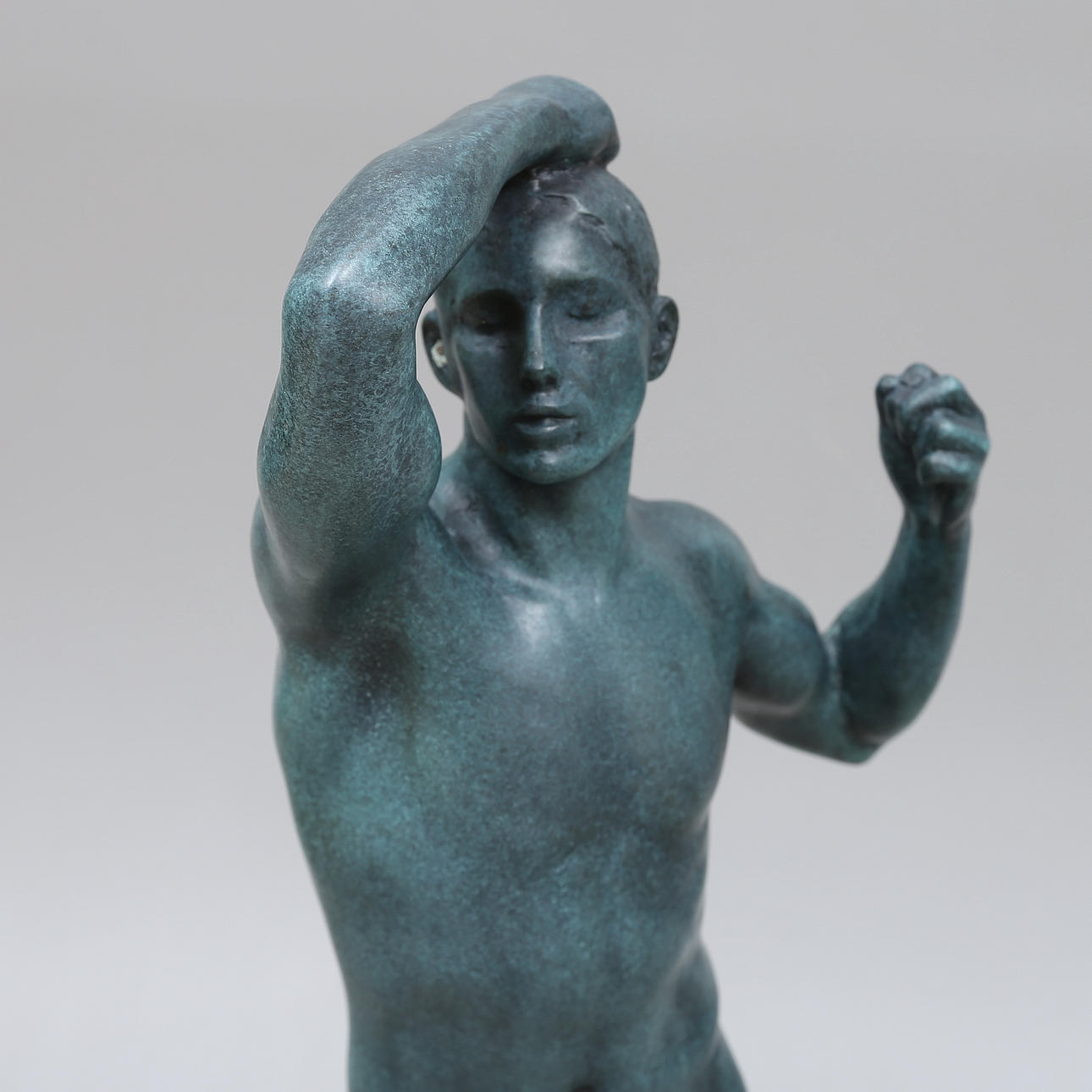 AUGUSTE RODIN. efter, skulptur, bronze, moderne fremstilling.