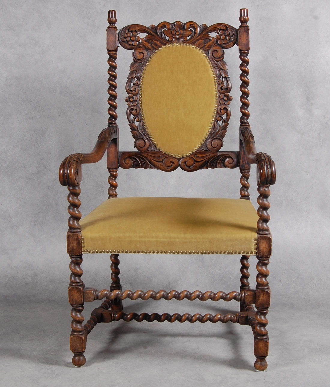 KARMSTOL, barockstil, 1900-tal.