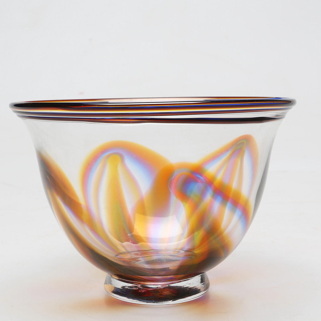 SKÅL, glas, Hetalåga, signerad.