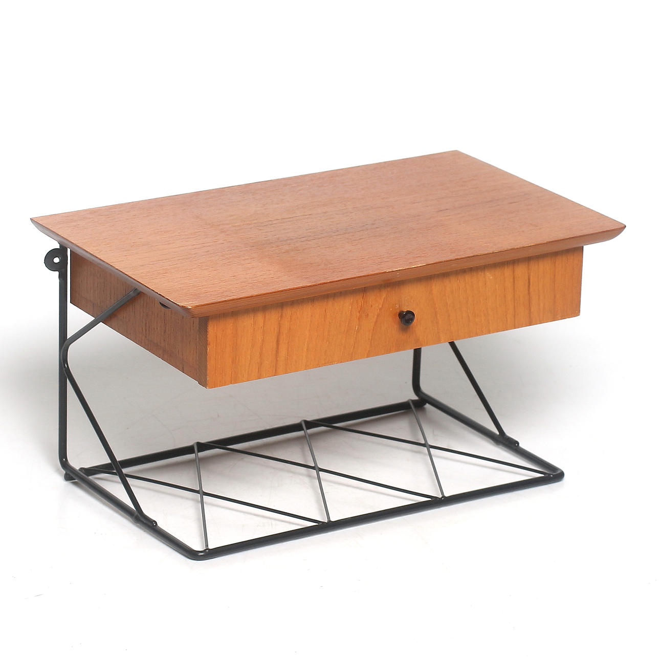 TELEFONHYLLA, teak, stringmodell, 1960-tal.