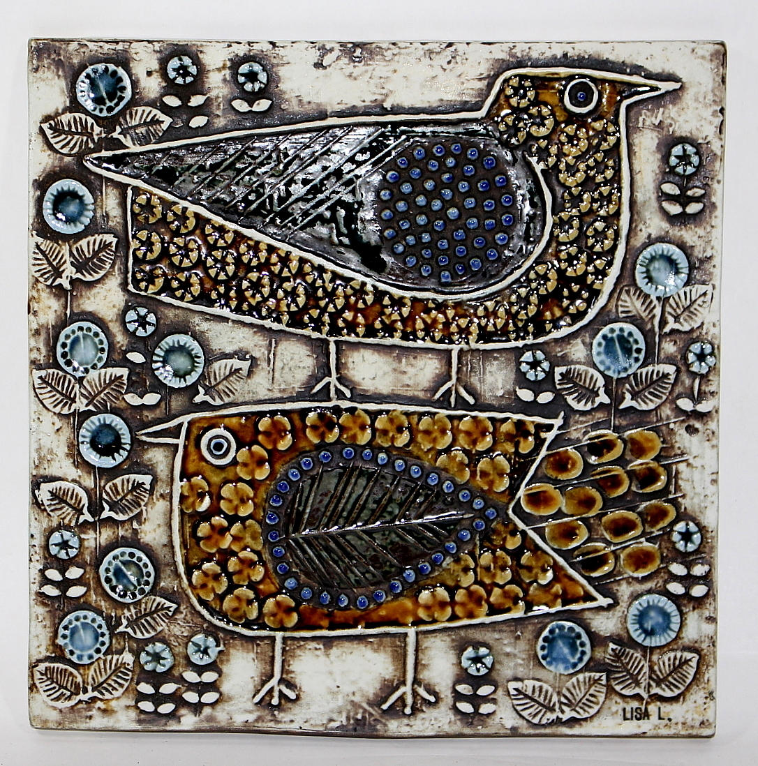 VÄGGTAVLA, keramik, design Lisa Larsson.