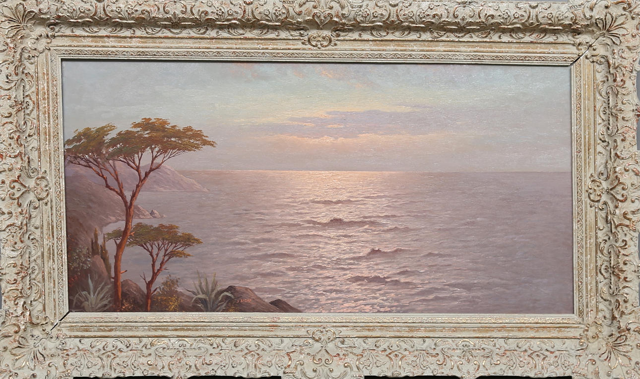 OIDENTIFIERAD KONSTNÄR. Olja på duk, signerad J. Andre.