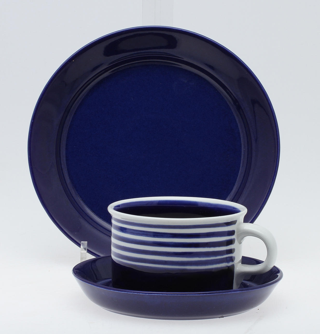 TESERVIS, 24 delar, porslin, "Kobolt", Gustafsberg.