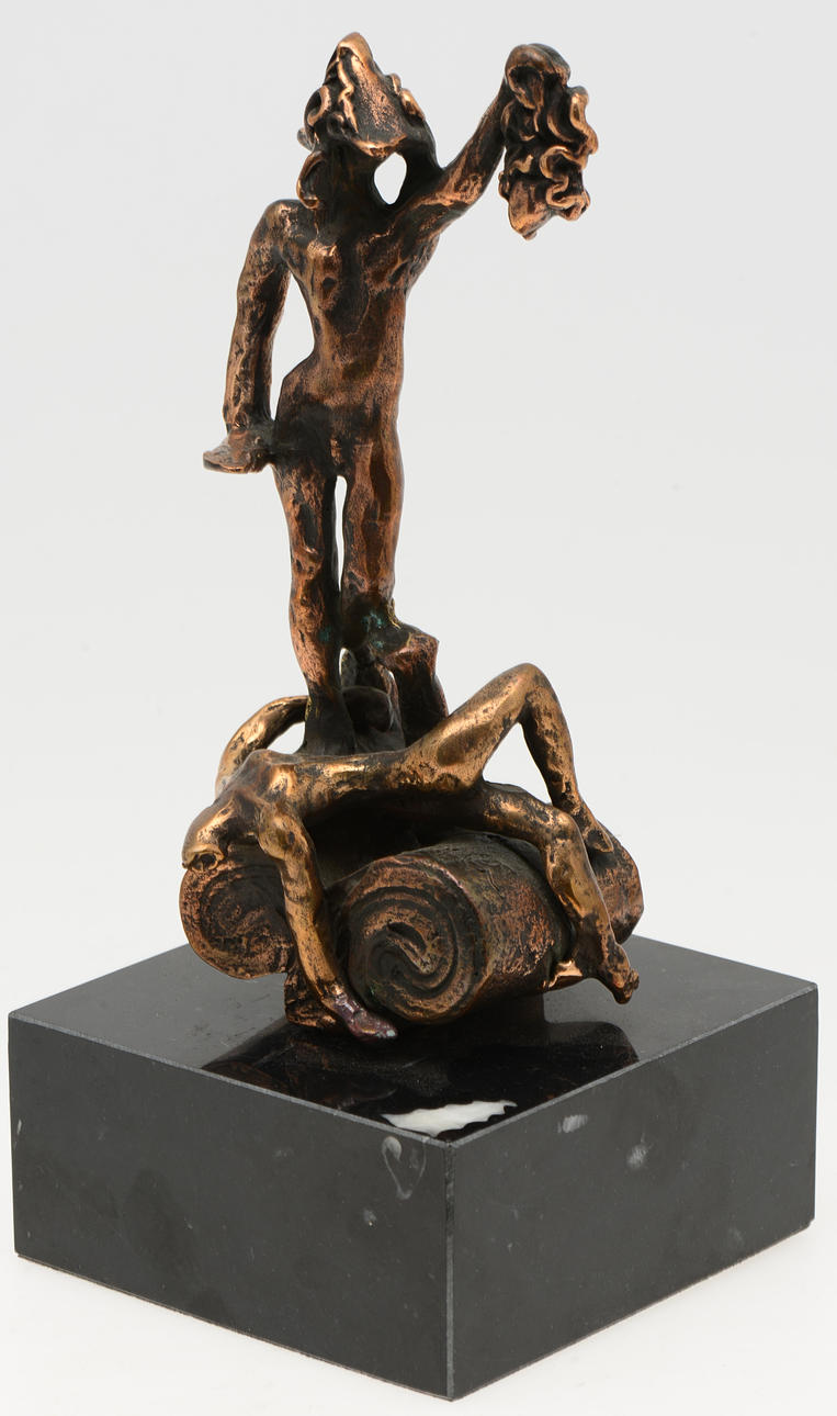 SALVADOR DALÍ. Skulptur, patinerad brons. Signerad och nr 42/300.