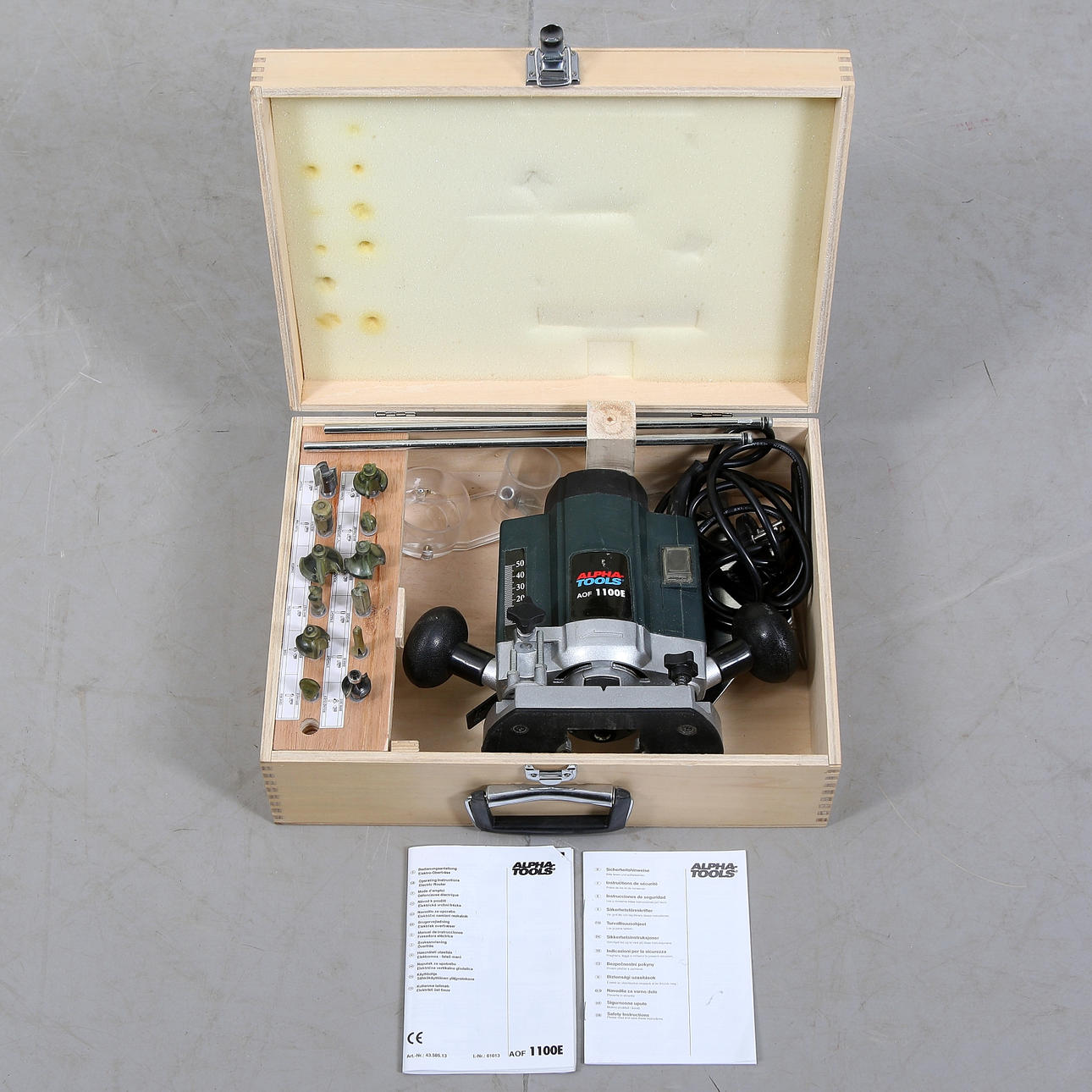 OBERHANDFRÄSER, Alpha Tools AOF 1100E. 2000er.