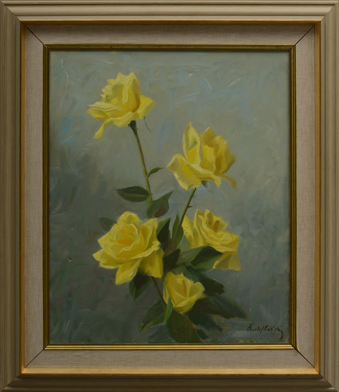 GUSTAF CARLSTRÖM, olja på duk, sign.