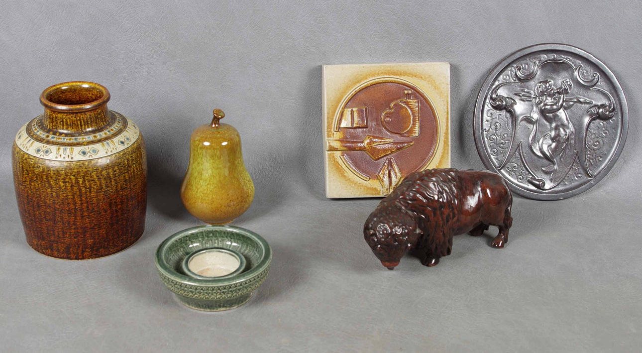 KERAMIKFÖREMÅL, Höganäs, Yngve Blixt m.m.