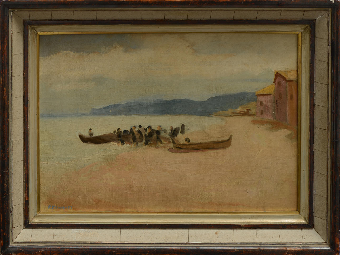 ROLAND KEMPE. Olja på duk, signerad och daterad - 37.