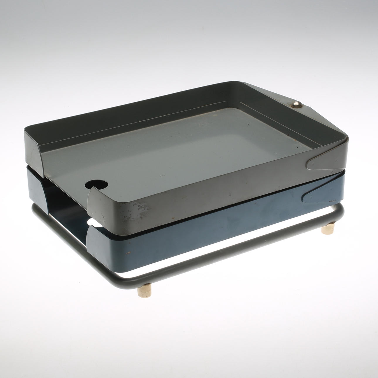 DOCUMENT COLLECTOR, metal, 20th century.