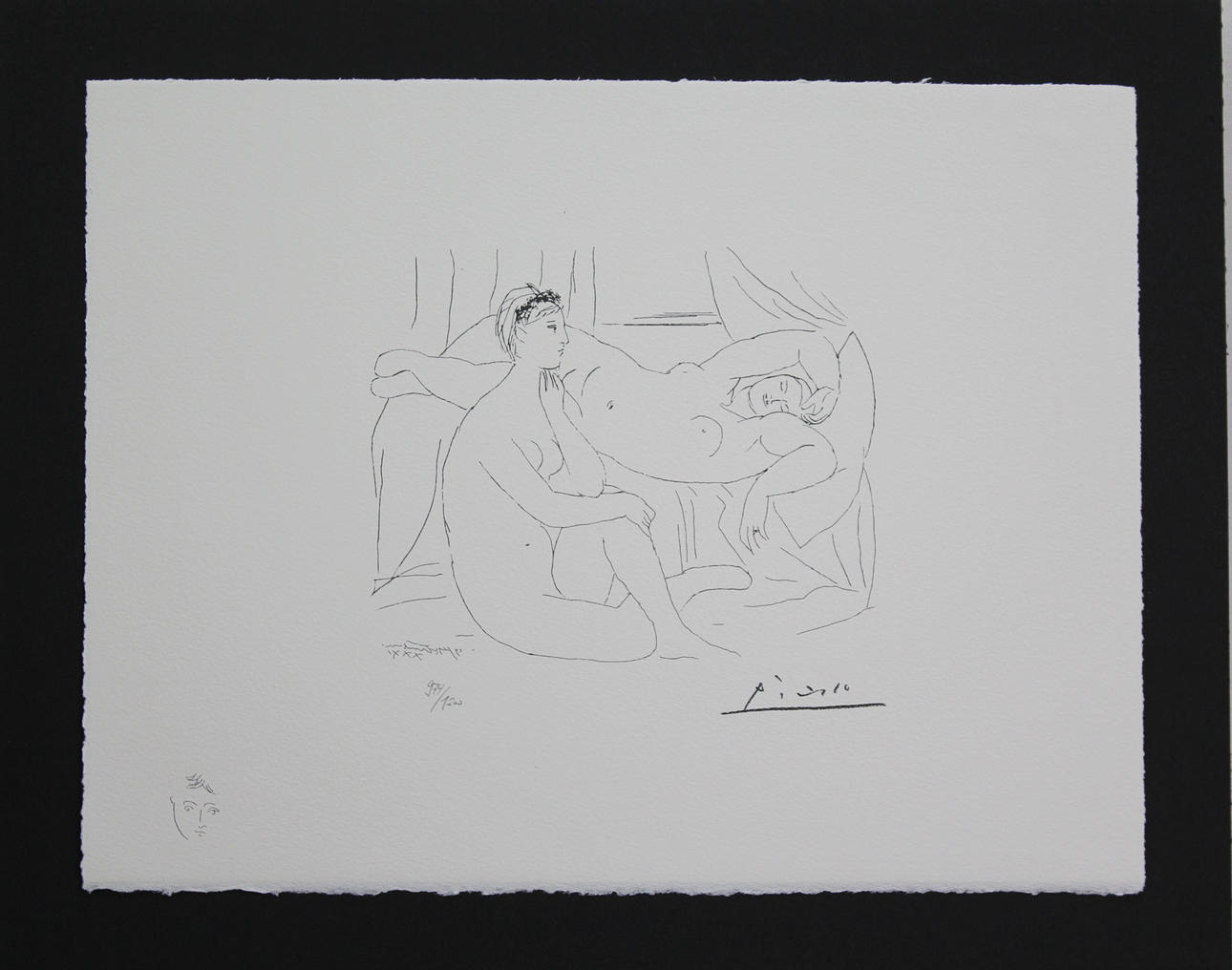 PABLO PICASSO. Vollard Suite. Litografi. Signerad Picasso i trycket. 974/1200.