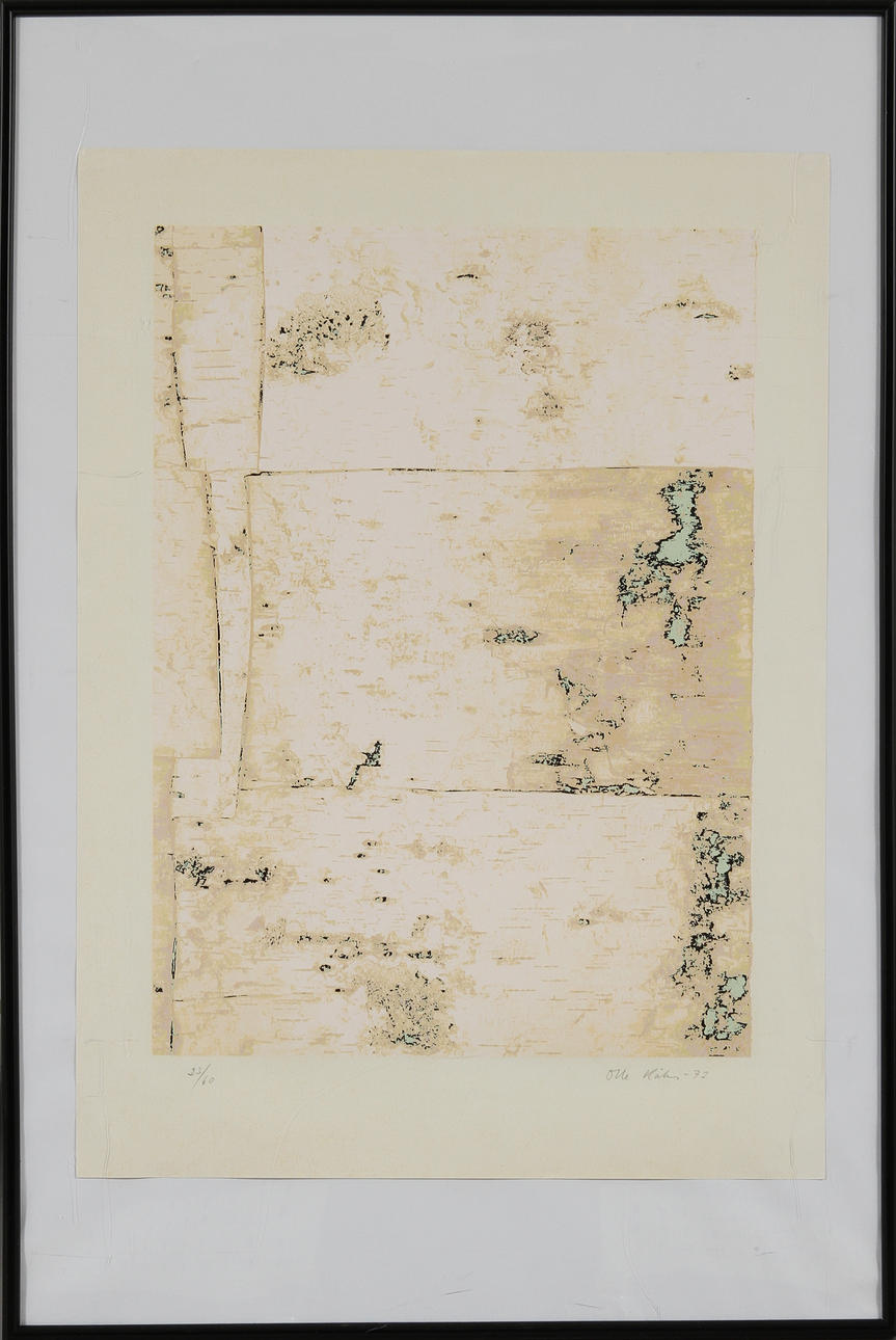 OLLE KÅKS. Litografi, signerad, daterad - 77 och numrerad 23/60.