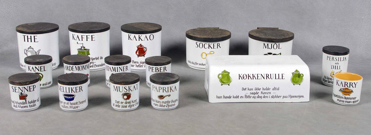 KRYDDBURKAR SAMT PAPPERSHÅLLARE, Danmark.