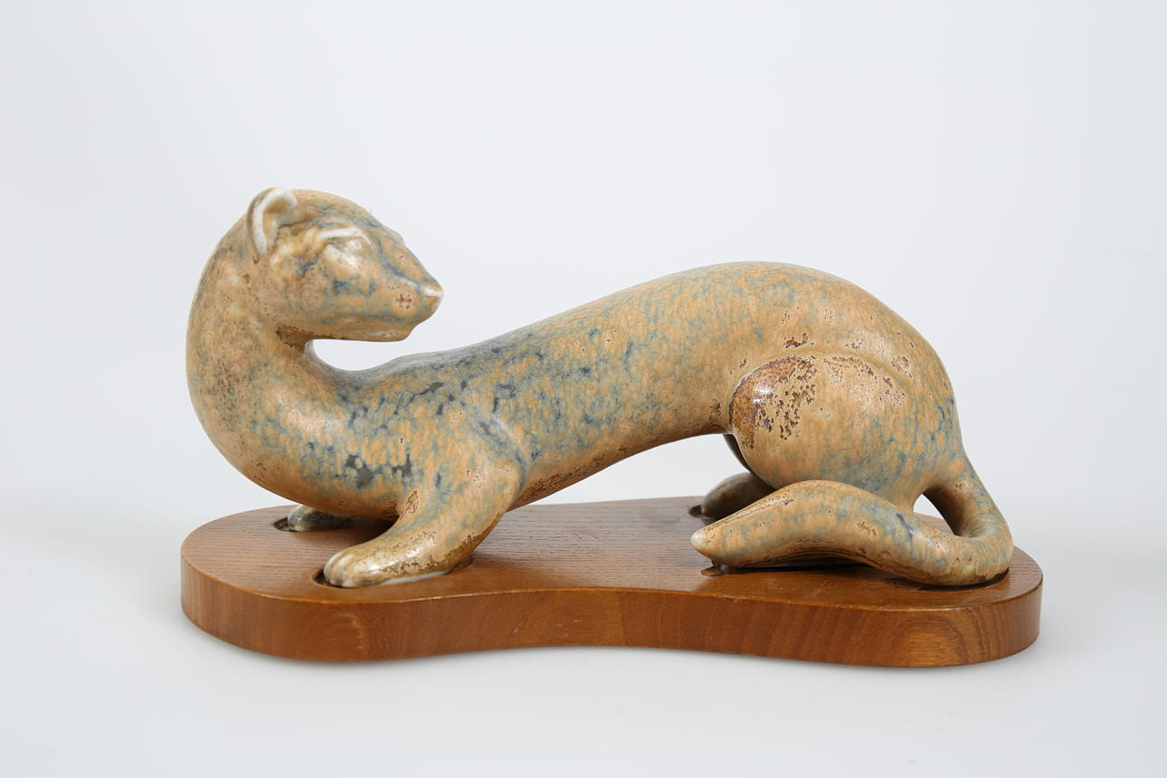 FIGURE, stoneware, Marten, Gunnar Nylund, Rörstrand.