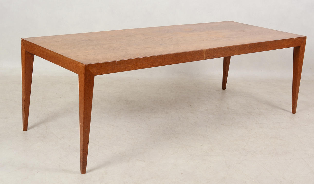 SEVERIN HANSEN. Soffbord, teak, Haslev Møbelfabrik, Danmark.
