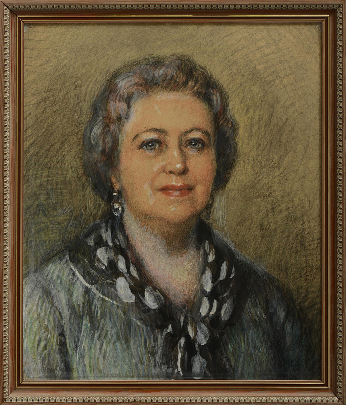 GUSTAVO BACARISAS. Blandteknik. Signerad.