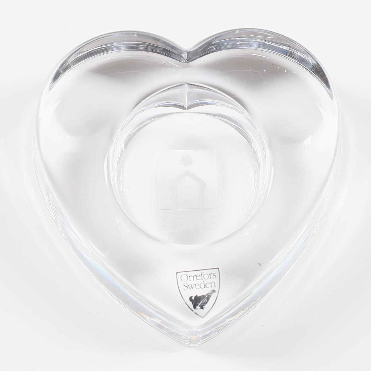 LJUSLYKTA, glas, "My Heart", Lars Hellsten, Orrefors.