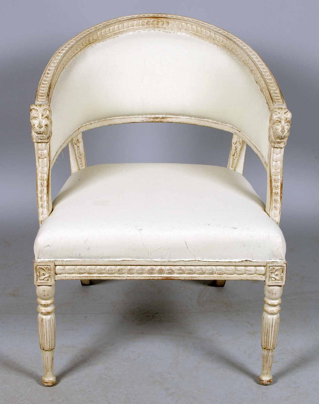 BALJFÅTÖLJ, sengustaviansk stil.