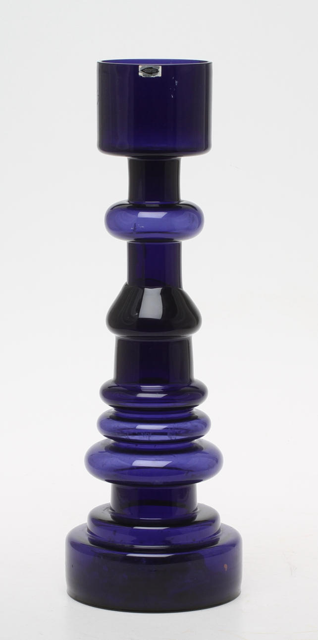 LJUSSTAKE, glas, Nuutajärvi, Notsjö, möjligen Oiva Toikka.