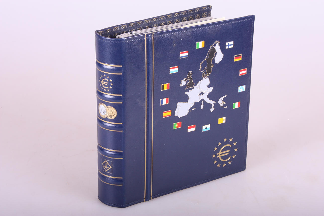 MØNTSAMLING, Euro, ucirkuleret, en mappe.