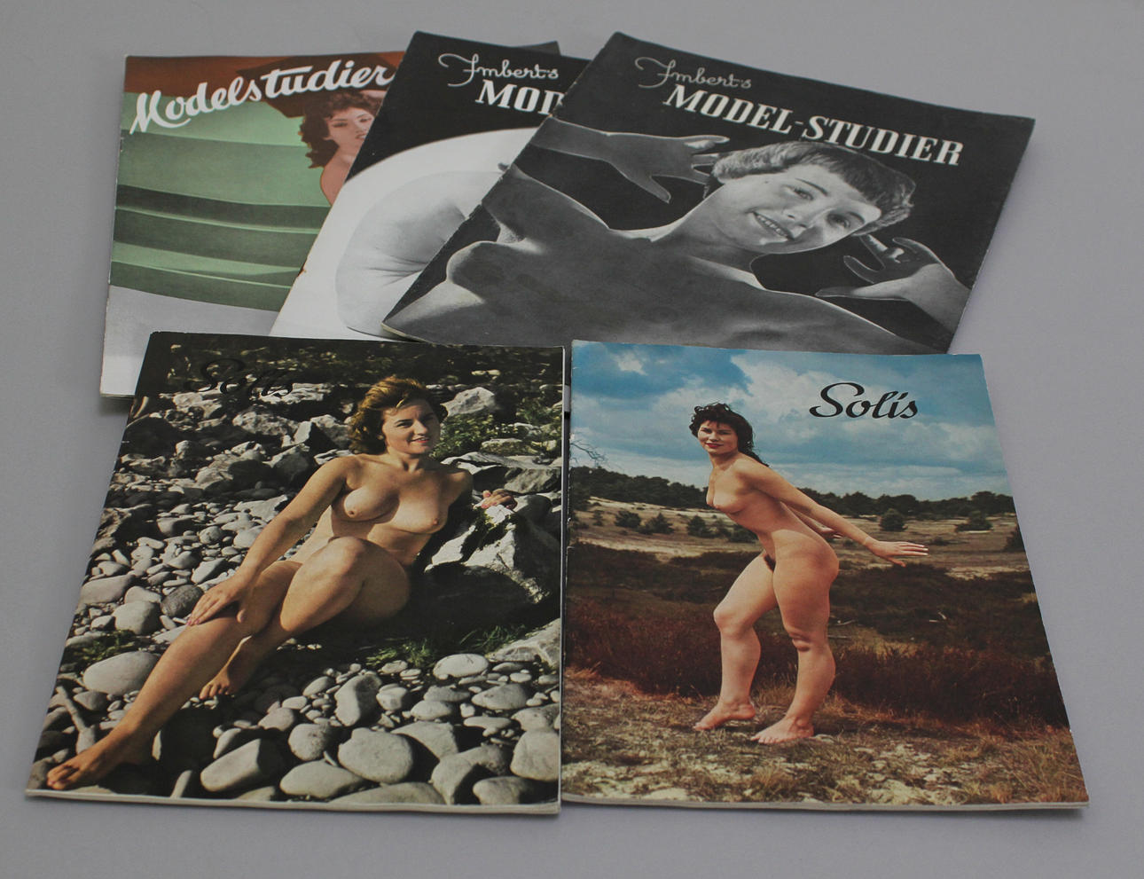 PARTI EROTICA (5). Bl a Solis, Model-studier och Modelstudier (Eldorado), 1950-tal.