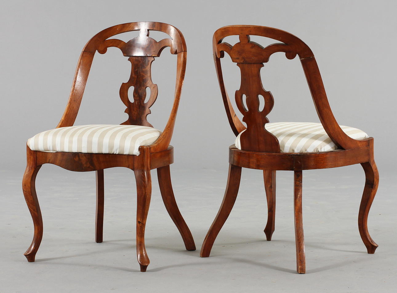 GÖTEBORGSSTOLAR, 2 st, 1900-tal.