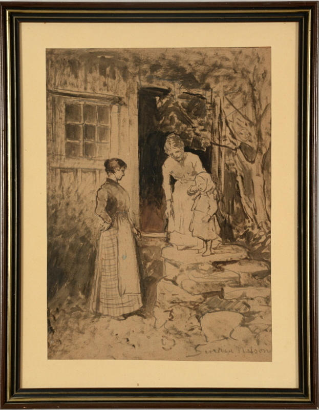 SEVERIN NILSON. Tuschlavering.