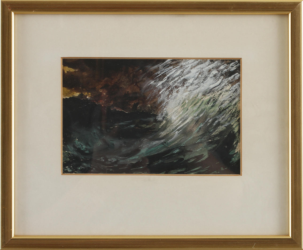 MOSSE STOOPENDAHL. AKVARELLER, 2 st, signerade.