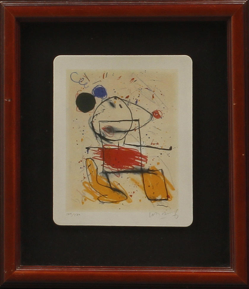 LASSE ÅBERG. Mickey Mouse, lithograph, signed and numbered 109/500.