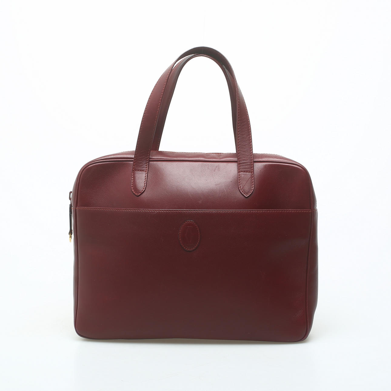 MUST DE CARTIER. Handbag, leather.