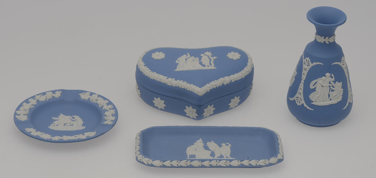 KERAMIK, 4 delar, Wedgwood, England.