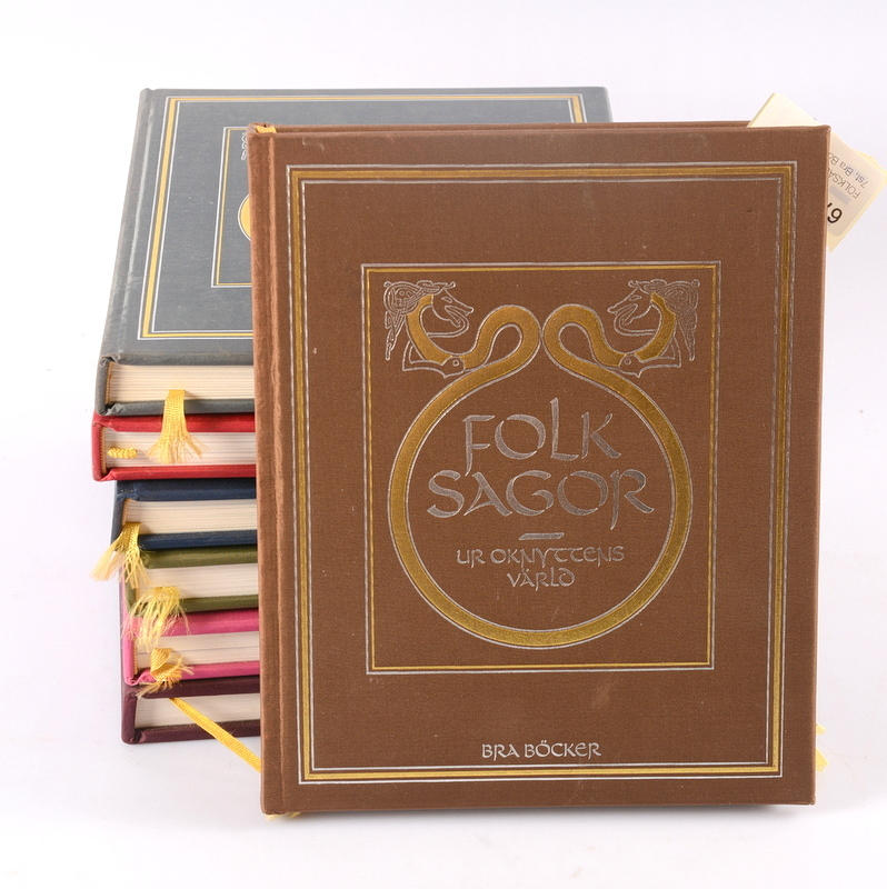 FOLKSAGOR, 7st, Bra Böcker.