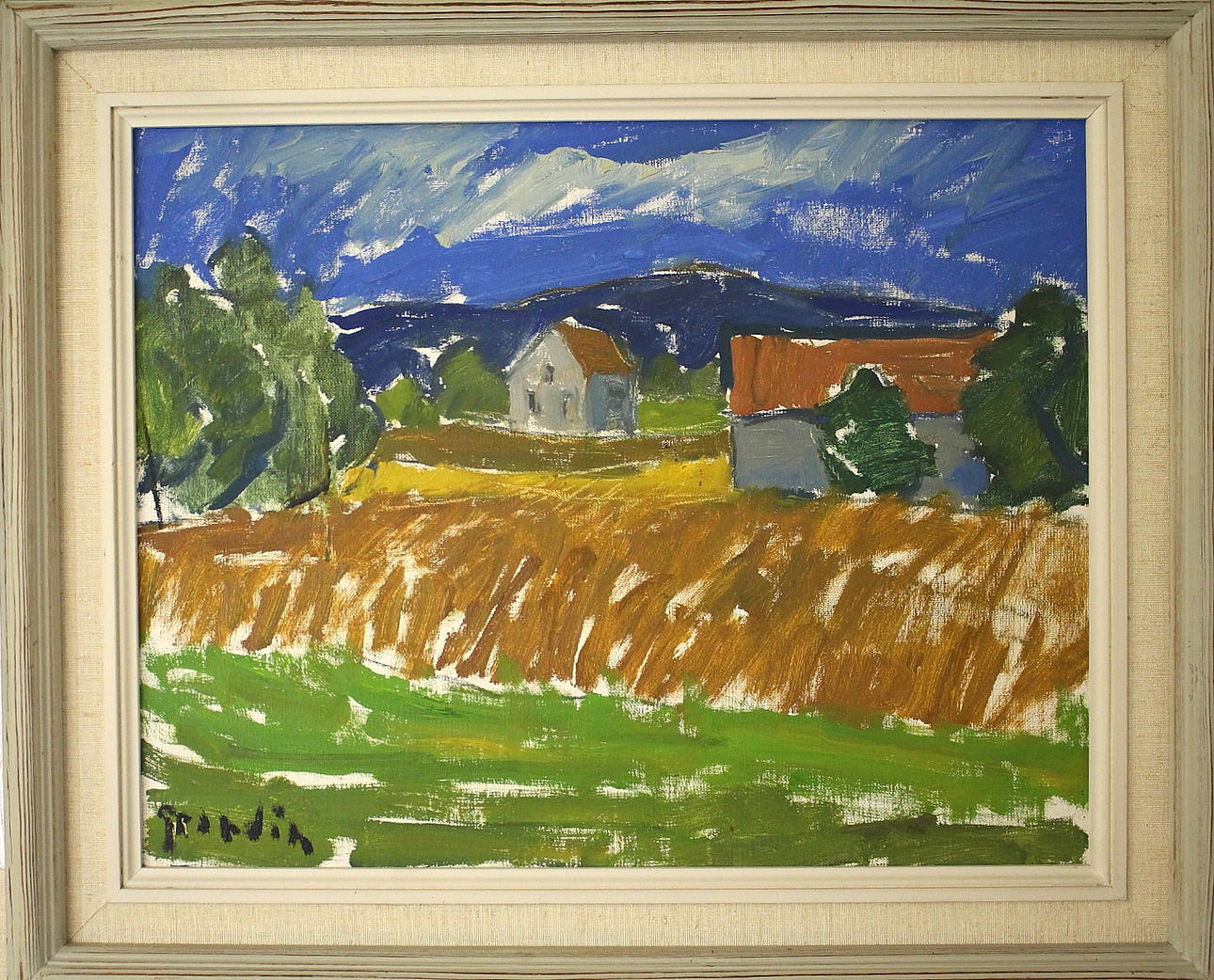 SVEN GRANDIN. óleo sobre lienzo, firmado.