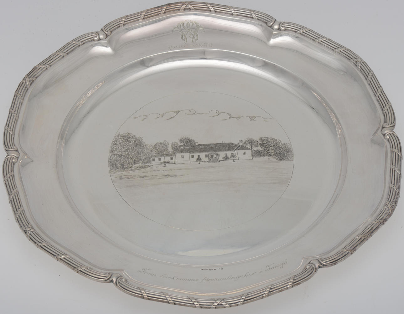 FAT, silver, Carl Hoff, 1938, Helsingborg, Sverige. 872 gram.
