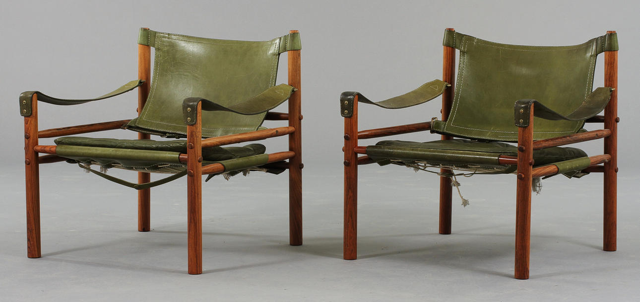 FÅTÖLJER, 1 par, "Sirocco", Arne Norell.