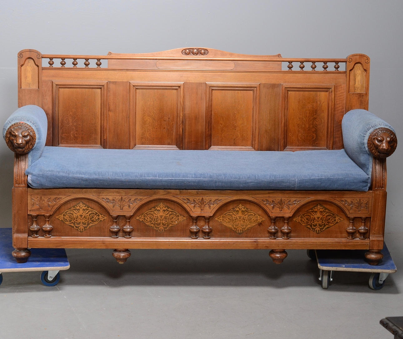 SOFÁ CAMA, antiguo.