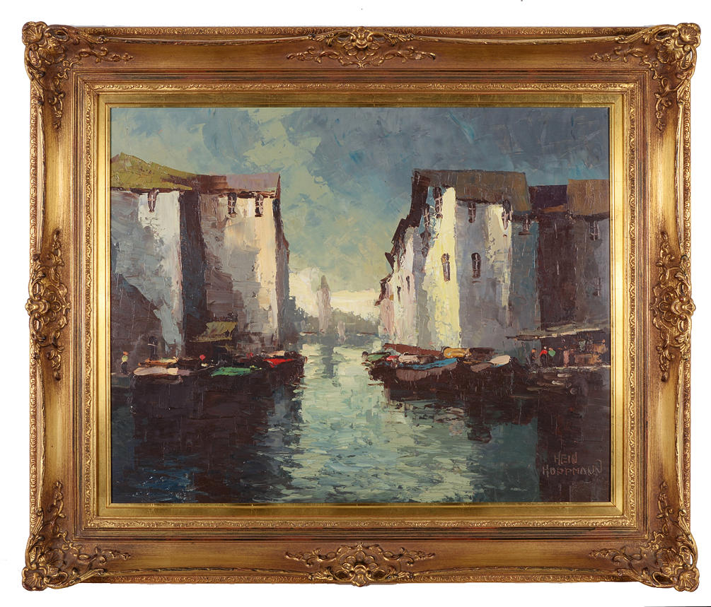 HEIN HOPPMANN. Italian scene.