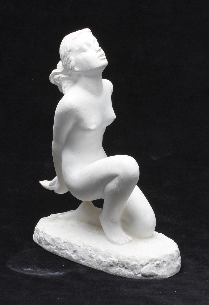 CARIN NILSON. Skulptur, gips, sign.